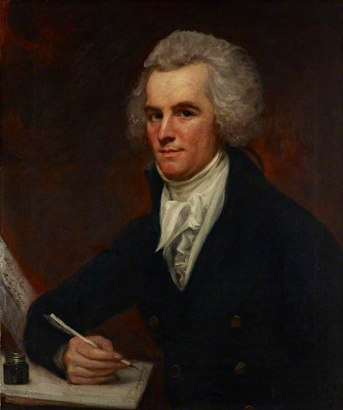 Wikioo.org – La Enciclopedia de las Bellas Artes - Pintura, Obras de arte de George Romney - john mcarthur ( 1755–1840 ) , El escritor Naval Temas