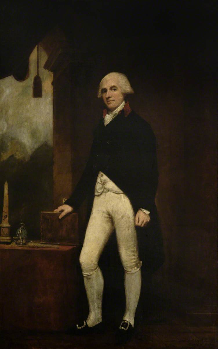 Wikioo.org - The Encyclopedia of Fine Arts - Painting, Artwork by George Romney - David Scott, MP, of Dunninald