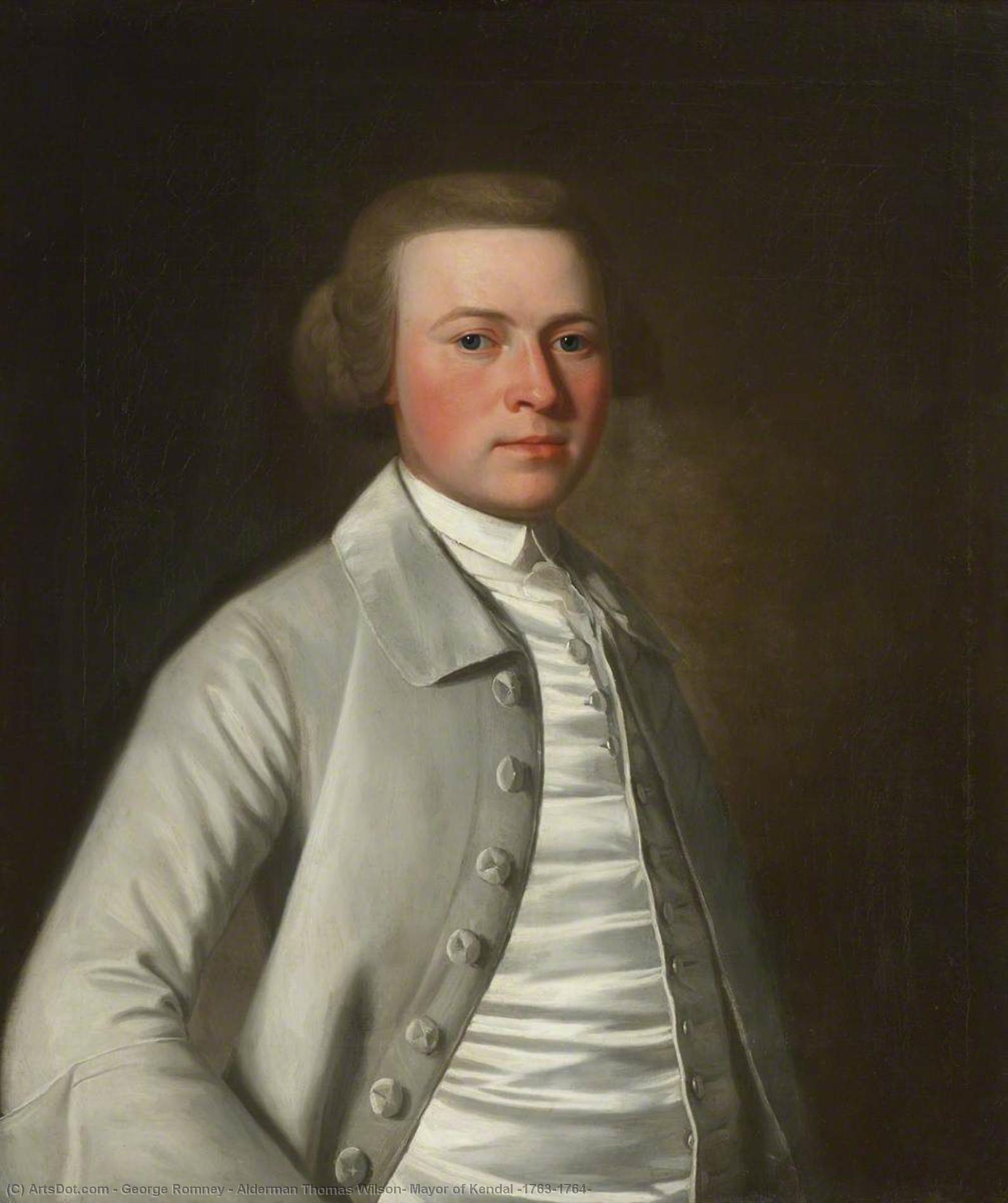 Wikioo.org - The Encyclopedia of Fine Arts - Painting, Artwork by George Romney - Alderman Thomas Wilson, Mayor of Kendal (1763–1764)