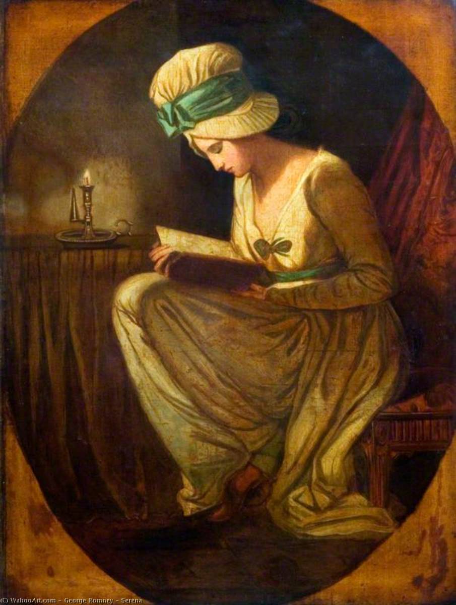 Wikioo.org - The Encyclopedia of Fine Arts - Painting, Artwork by George Romney - Serena
