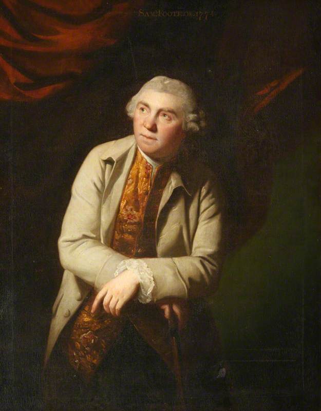 Wikioo.org - The Encyclopedia of Fine Arts - Painting, Artwork by George Romney - Samuel Foote (1720–1777) (after Joshua Reynolds)
