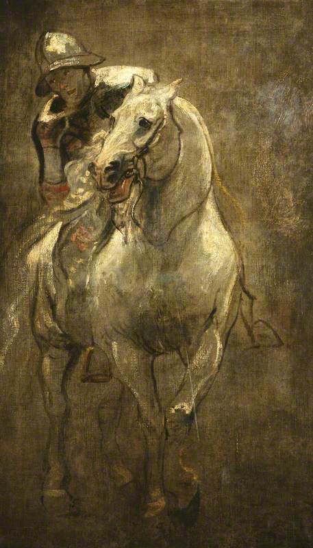 WikiOO.org - Encyclopedia of Fine Arts - Schilderen, Artwork Anthony Van Dyck - A Soldier on Horseback
