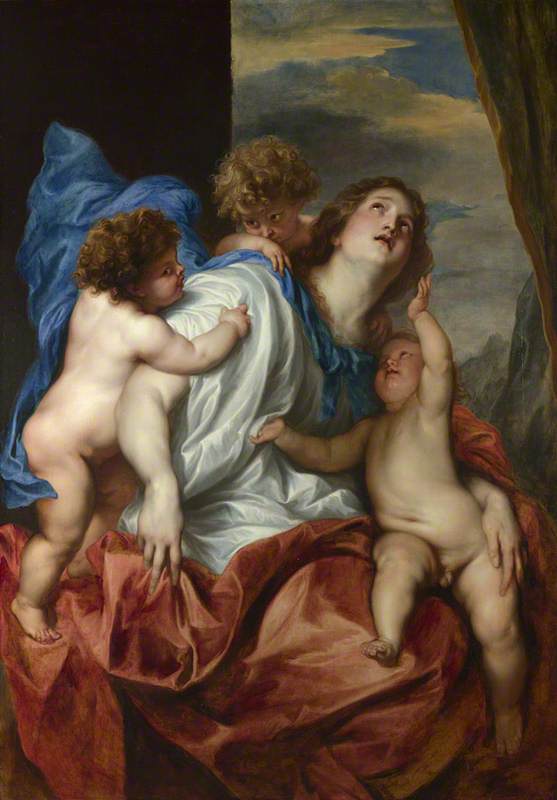 Wikioo.org - The Encyclopedia of Fine Arts - Painting, Artwork by Anthony Van Dyck - Charity