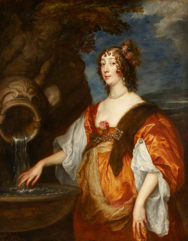 Wikioo.org - The Encyclopedia of Fine Arts - Painting, Artwork by Anthony Van Dyck - Lady Lucy Percy (c.1600–1660), Countess of Carlisle