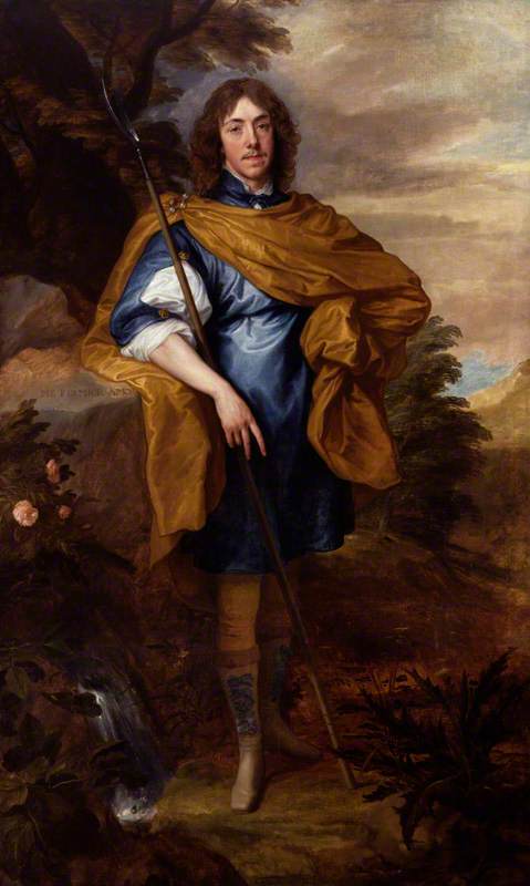 Wikioo.org - The Encyclopedia of Fine Arts - Painting, Artwork by Anthony Van Dyck - Lord George Stuart
