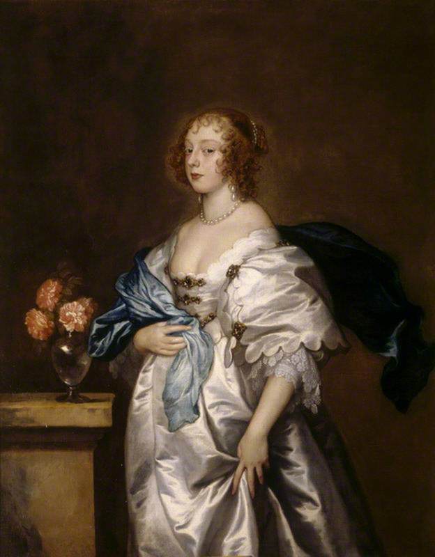 Wikioo.org - The Encyclopedia of Fine Arts - Painting, Artwork by Anthony Van Dyck - Alice Bankes (1621–1683), Lady Borlase