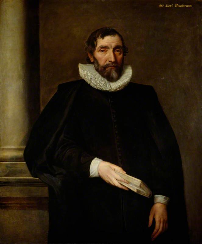 Wikioo.org - สารานุกรมวิจิตรศิลป์ - จิตรกรรม Anthony Van Dyck - Alexander Henderson (c.1583–1646), Presbyterian Divine and Diplomatist