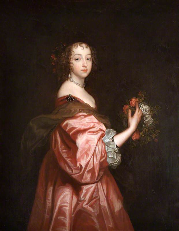 Wikioo.org - The Encyclopedia of Fine Arts - Painting, Artwork by Anthony Van Dyck - Lady Catherine Howard (d.1650), Lady d’Aubigny, Later Countess of Newburgh