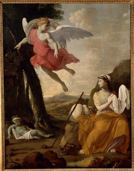 Wikioo.org – L'Encyclopédie des Beaux Arts - Peinture, Oeuvre de Eustache Le Sueur (Lesueur) - Gélose et l'ange