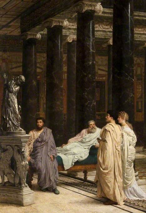 Wikioo.org - The Encyclopedia of Fine Arts - Painting, Artwork by Lawrence Alma-Tadema - A Lover of Art
