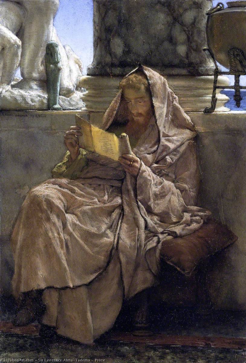 Wikioo.org - The Encyclopedia of Fine Arts - Painting, Artwork by Lawrence Alma-Tadema - Prose