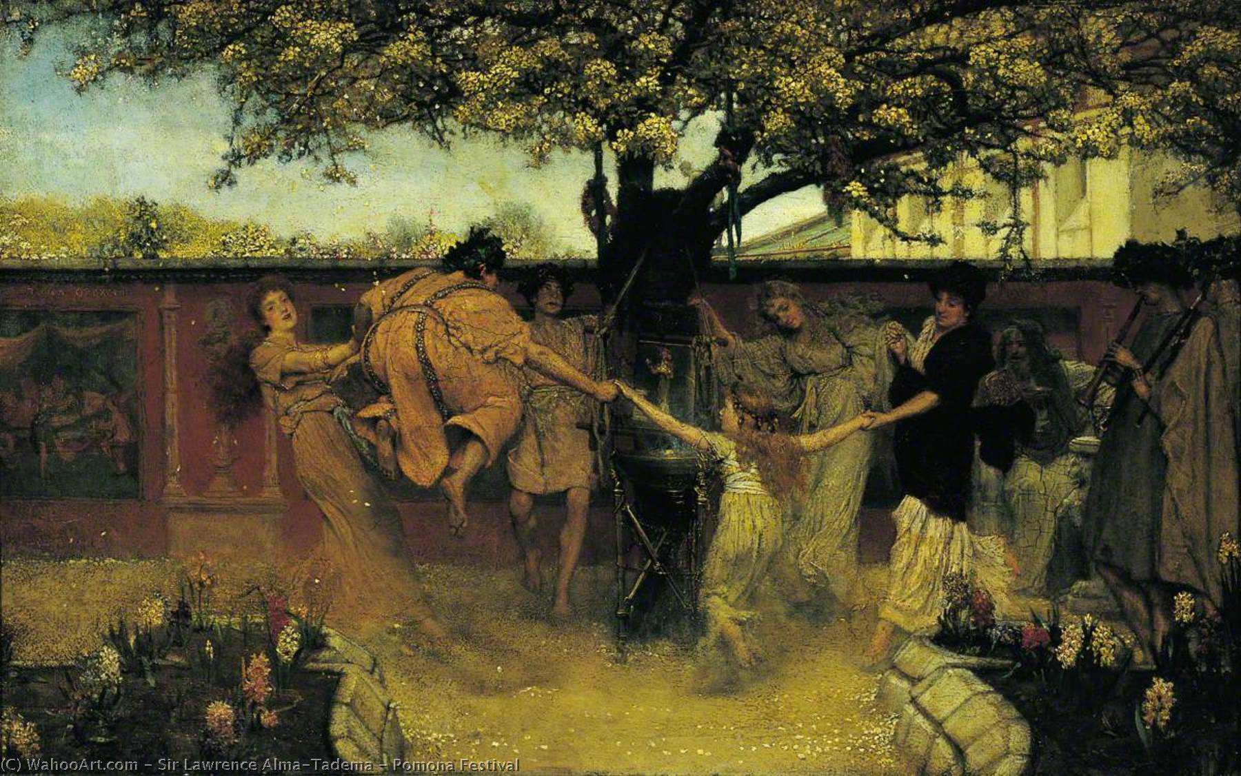 Wikioo.org - The Encyclopedia of Fine Arts - Painting, Artwork by Lawrence Alma-Tadema - Pomona Festival
