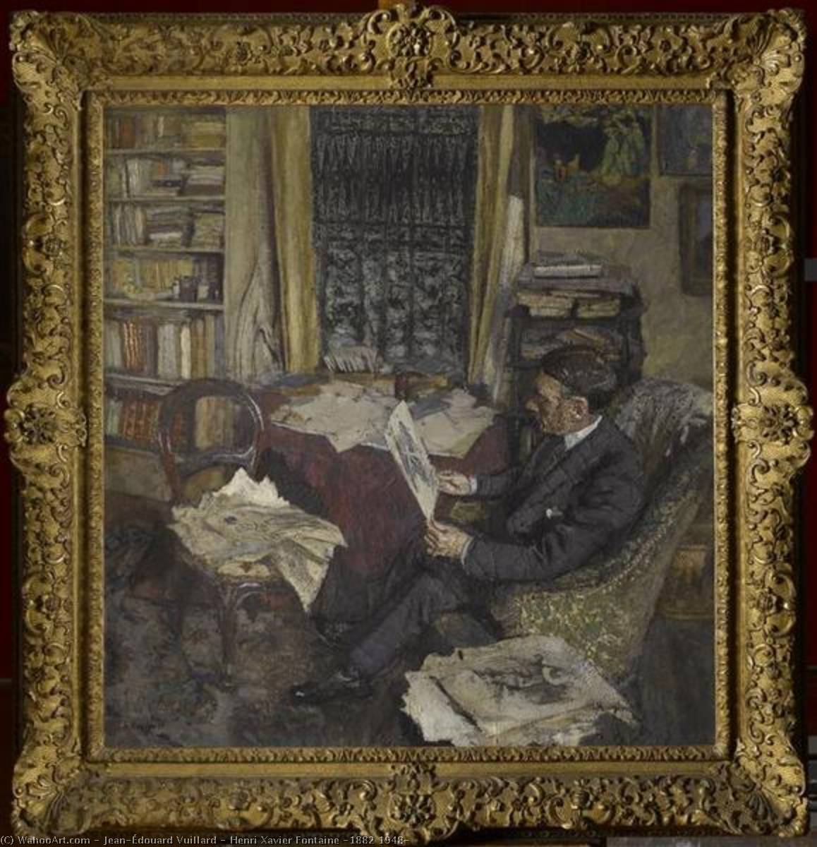Wikioo.org - The Encyclopedia of Fine Arts - Painting, Artwork by Jean Edouard Vuillard - Henri Xavier Fontaine (1882 1948)