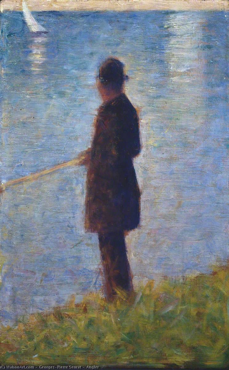 Wikioo.org - The Encyclopedia of Fine Arts - Painting, Artwork by Georges Pierre Seurat - Angler