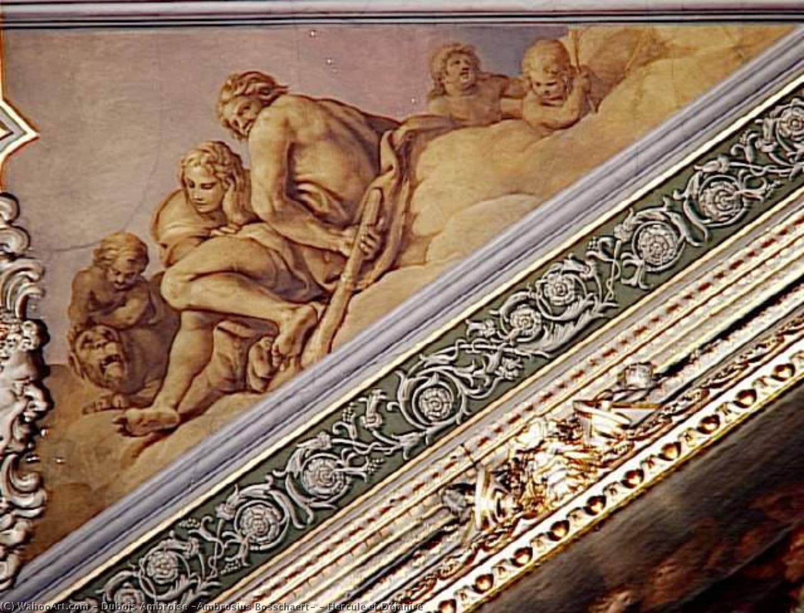 Wikioo.org – L'Encyclopédie des Beaux Arts - Peinture, Oeuvre de Dubois Ambroise (Ambrosius Bosschaert) - hercule et déjanire