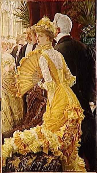 Wikioo.org - The Encyclopedia of Fine Arts - Painting, Artwork by Jacques Joseph (James ) Tissot - LE BAL