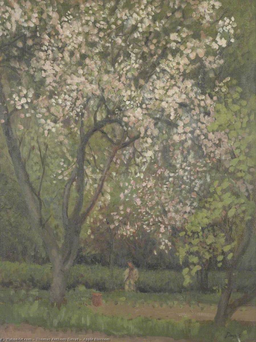 Wikioo.org - The Encyclopedia of Fine Arts - Painting, Artwork by Thomas Anthony Devas - Apple Blossom