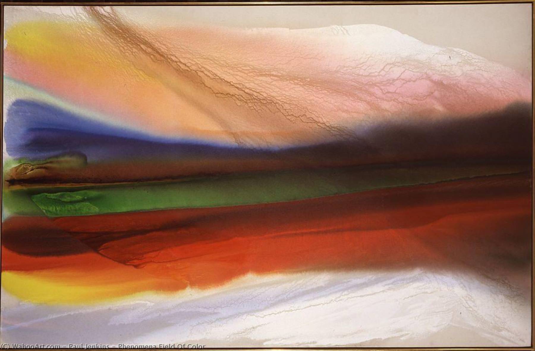 Wikioo.org - Bách khoa toàn thư về mỹ thuật - Vẽ tranh, Tác phẩm nghệ thuật Paul Jenkins - Phenomena Field Of Color