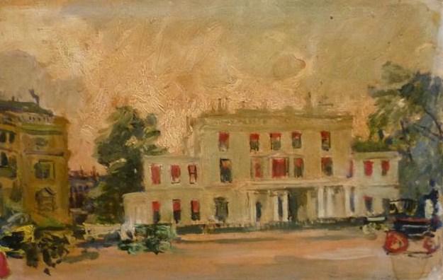 WikiOO.org - Encyclopedia of Fine Arts - Maleri, Artwork Jacques-Emile Blanche - London Third View of Belgrave Square
