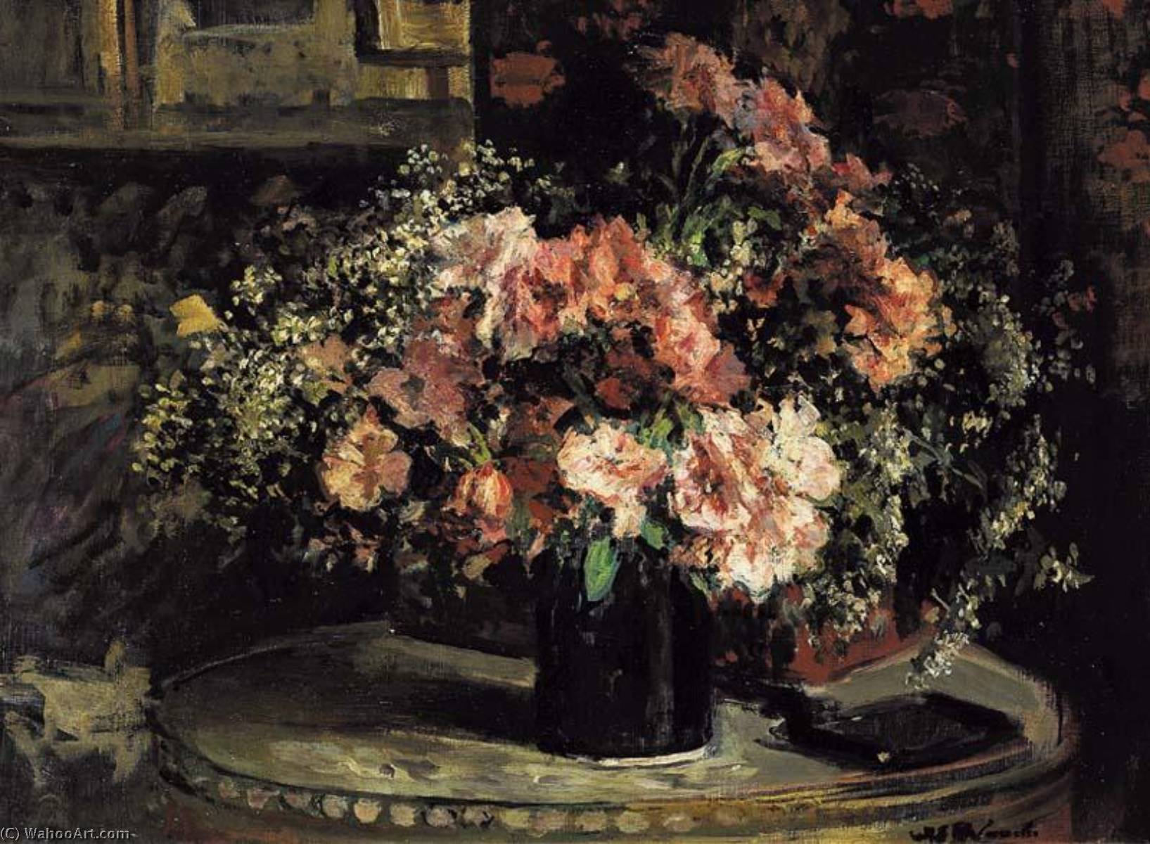 Wikioo.org - The Encyclopedia of Fine Arts - Painting, Artwork by Jacques-Emile Blanche - Flower Still life