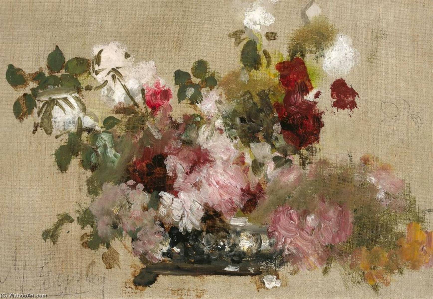 Wikioo.org - The Encyclopedia of Fine Arts - Painting, Artwork by Marie Egner - Flower Piece