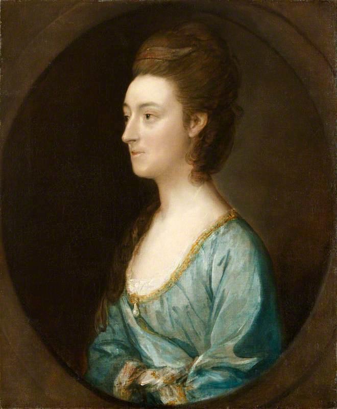 Wikioo.org - The Encyclopedia of Fine Arts - Painting, Artwork by Thomas Gainsborough - Letitia Leigh