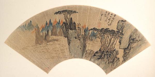 Wikioo.org - The Encyclopedia of Fine Arts - Painting, Artwork by Mei Qing - Peaks of Mount Huang