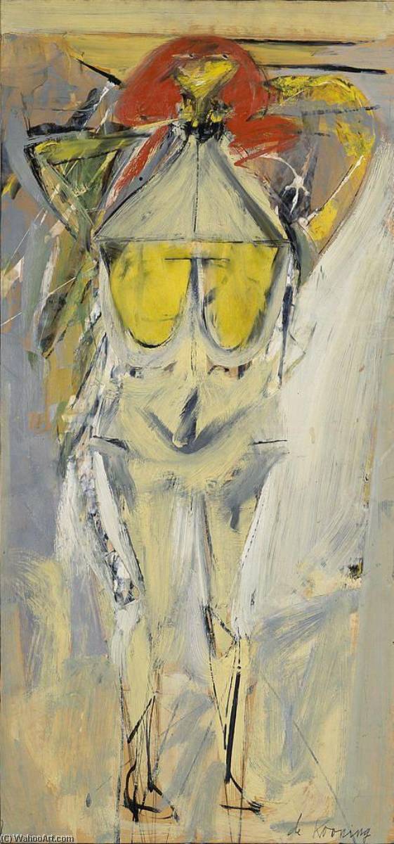 Wikioo.org - The Encyclopedia of Fine Arts - Painting, Artwork by Willem De Kooning - Figure and Landscape No. 2