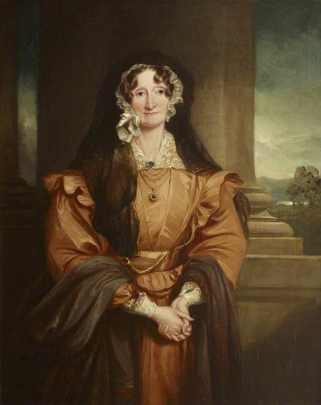Wikioo.org - The Encyclopedia of Fine Arts - Painting, Artwork by Francis Grant - The Honourable Elizabeth Albana Upton, Marchioness of Bristol