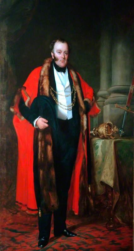 Wikioo.org - The Encyclopedia of Fine Arts - Painting, Artwork by Francis Grant - George Hudson Esq., Lord Mayor of the City of York