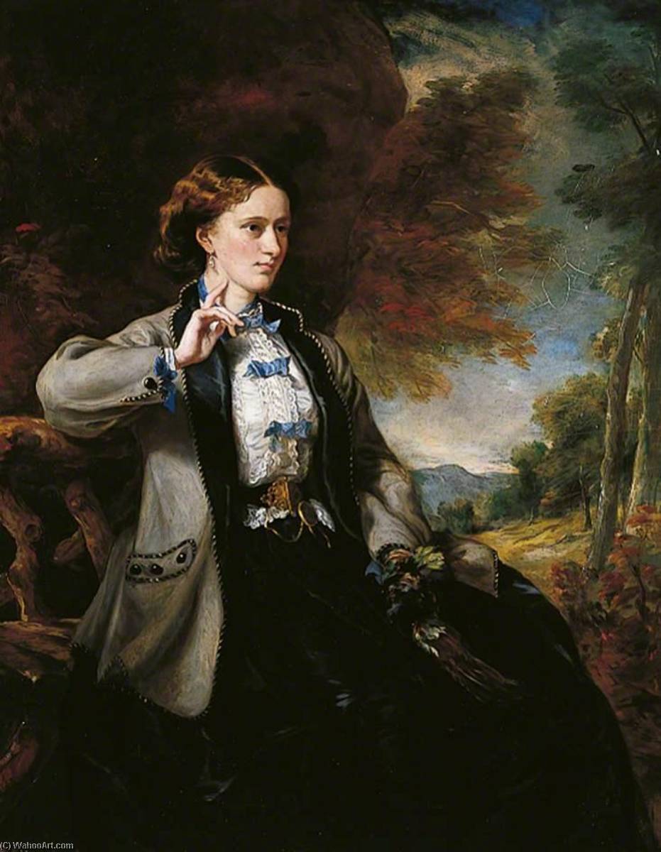 Wikioo.org - The Encyclopedia of Fine Arts - Painting, Artwork by Francis Grant - Emily Charlotte Meynell Ingram