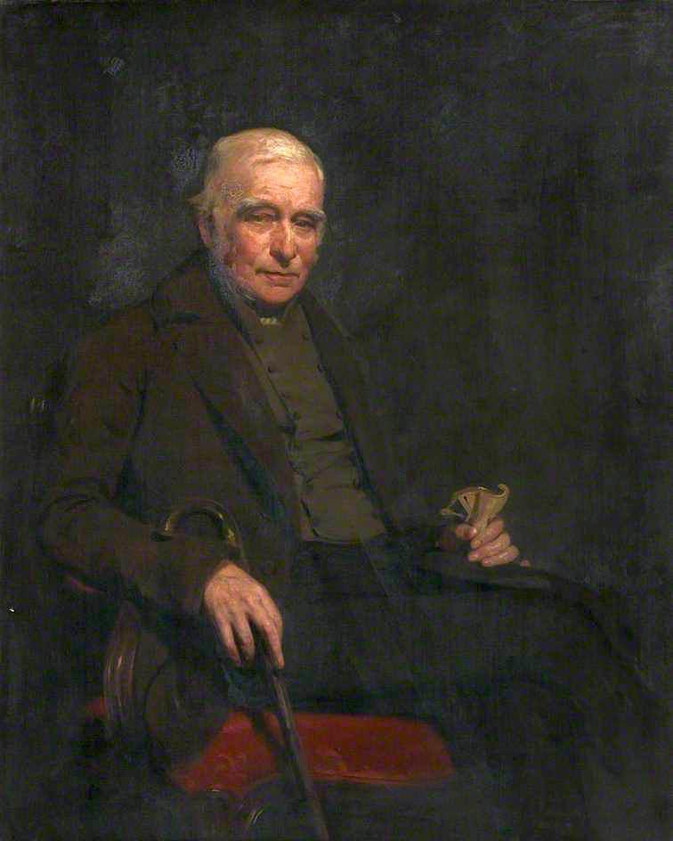 Wikioo.org - The Encyclopedia of Fine Arts - Painting, Artwork by John Watson Gordon - James Abercromby, 1st Baron Dunfermline, Speaker of the House of Commons