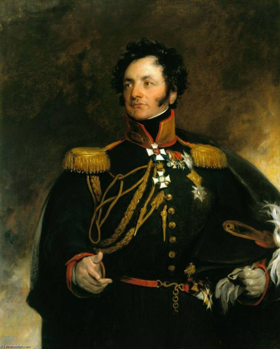 Wikioo.org - The Encyclopedia of Fine Arts - Painting, Artwork by Thomas Lawrence - General Theodore Petrovitch Uvarov (1733 1824)