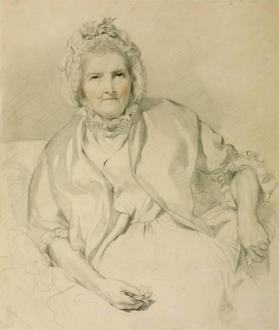 WikiOO.org - Encyclopedia of Fine Arts - Festés, Grafika Thomas Lawrence - Isabel Smith, Called 'Munia', Nurse to the Angerstein Family