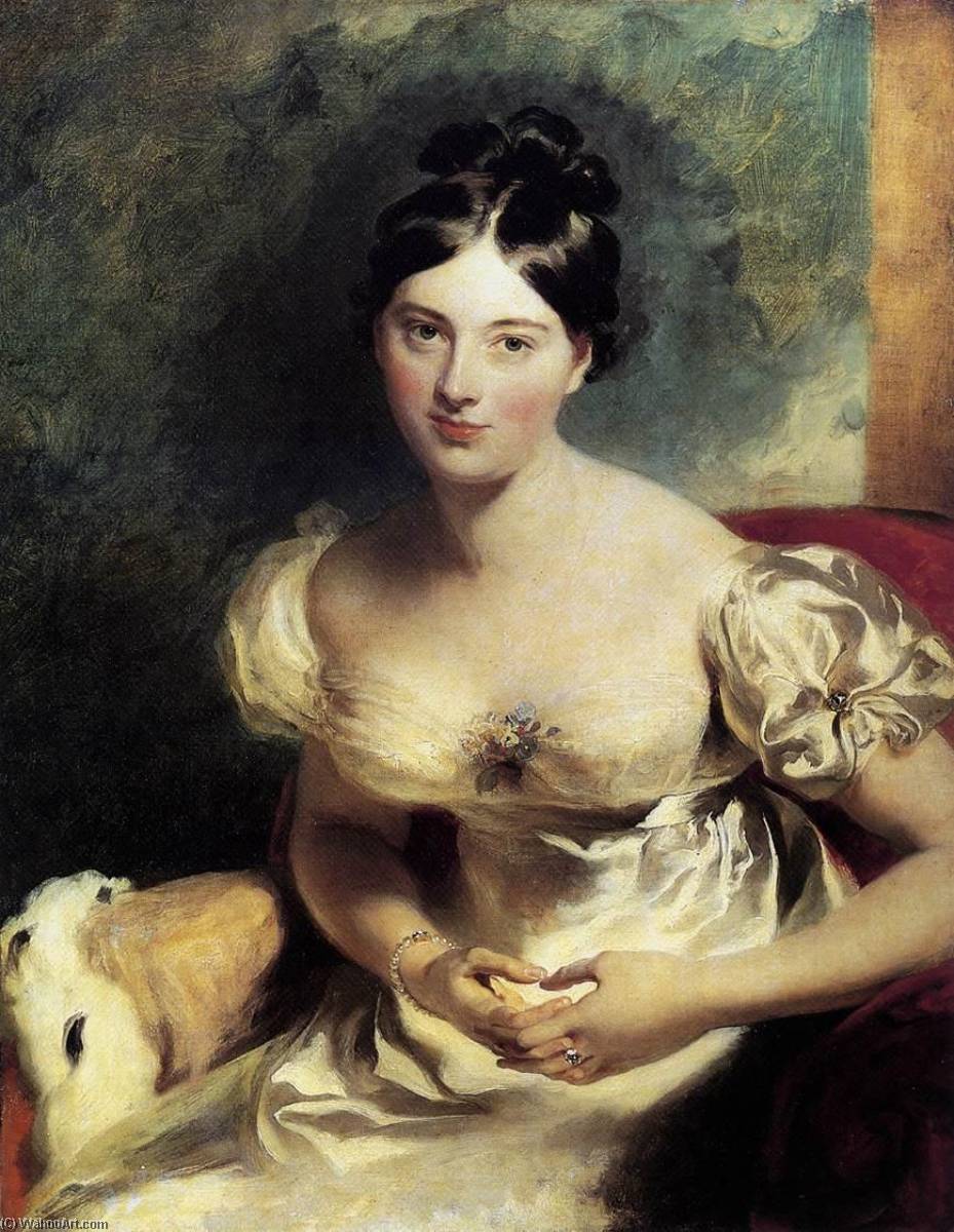 WikiOO.org - אנציקלופדיה לאמנויות יפות - ציור, יצירות אמנות Thomas Lawrence - Margaret, Countess of Blessington