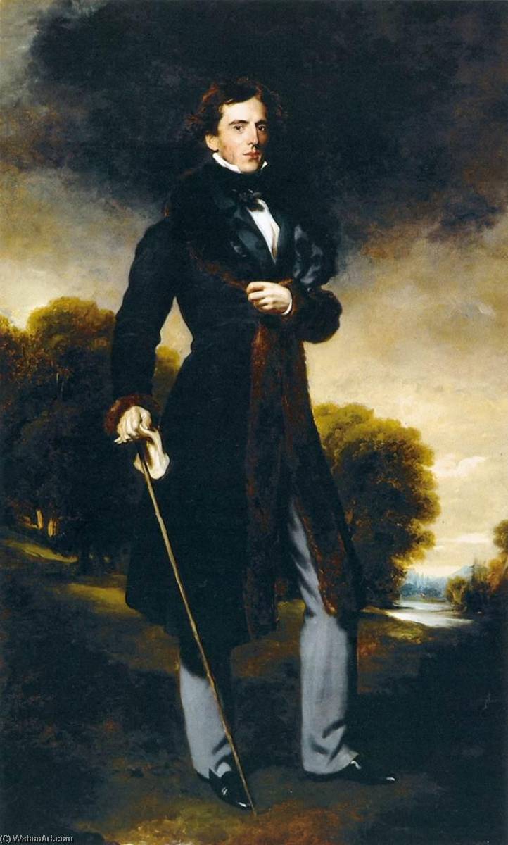 WikiOO.org - 百科事典 - 絵画、アートワーク Thomas Lawrence - の肖像画 デビッド  リヨン
