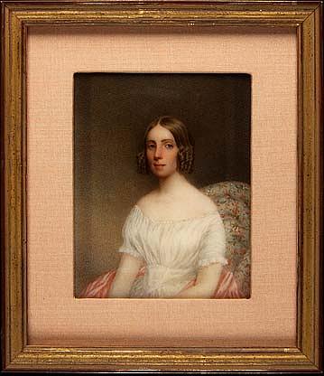 Wikioo.org - The Encyclopedia of Fine Arts - Painting, Artwork by Henry Breintnall Bounetheau - Portrait of a Lady, (painting)