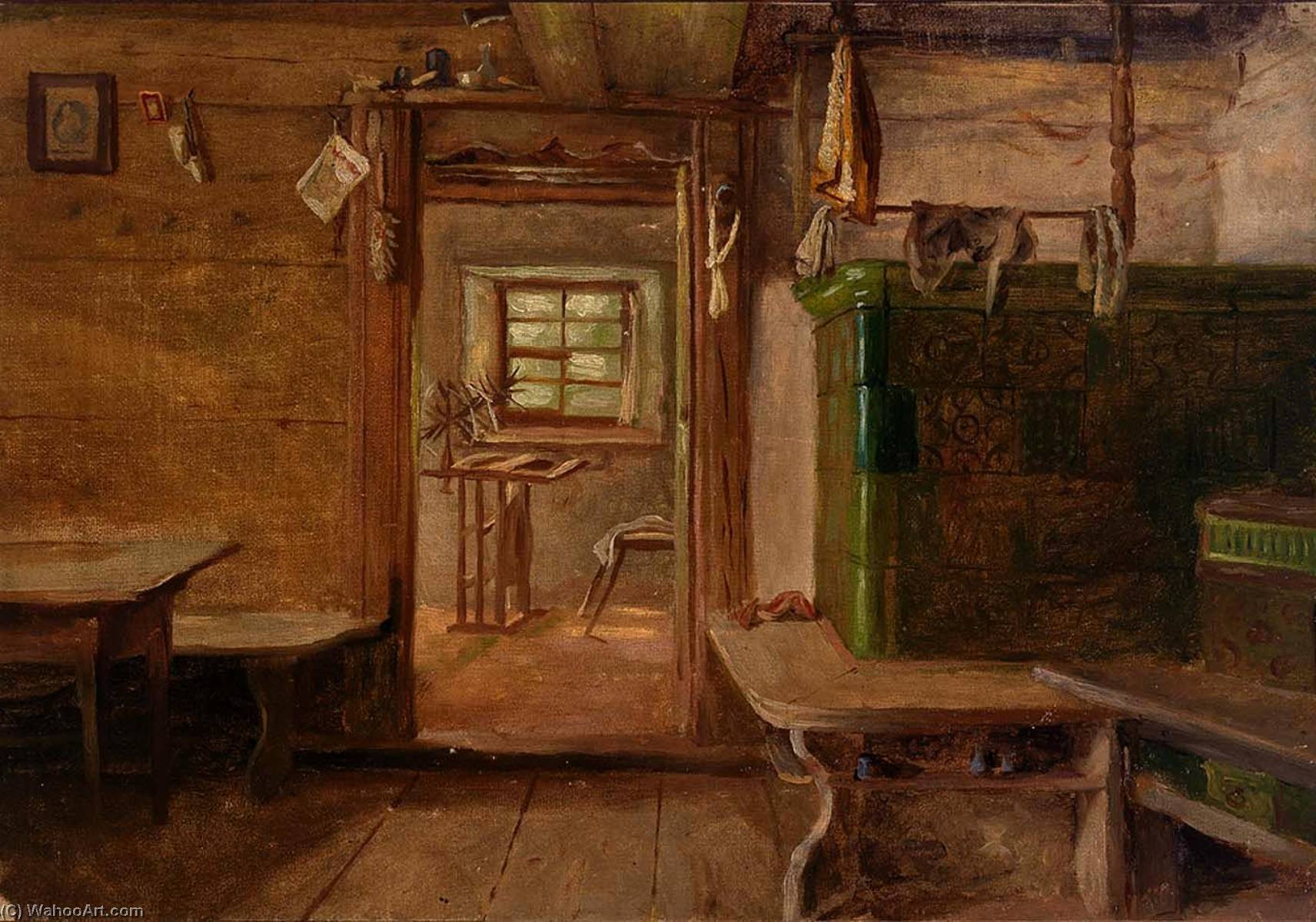 Wikioo.org - The Encyclopedia of Fine Arts - Painting, Artwork by Eliphalet Fraser Andrews - Interior of a House