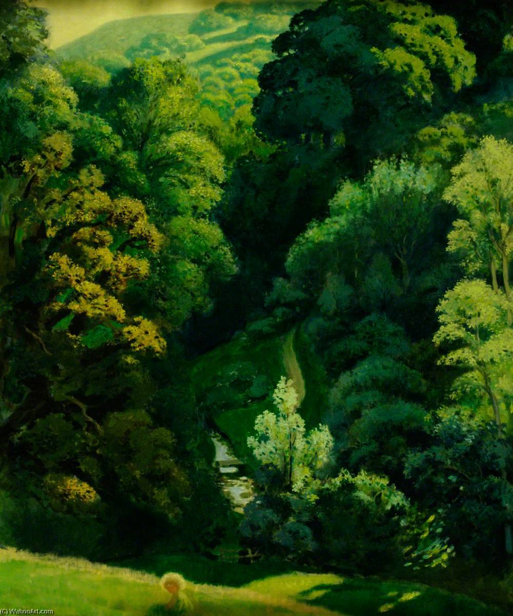 Wikioo.org - The Encyclopedia of Fine Arts - Painting, Artwork by Walford Graham Robertson - Fairyland, under Hindhead
