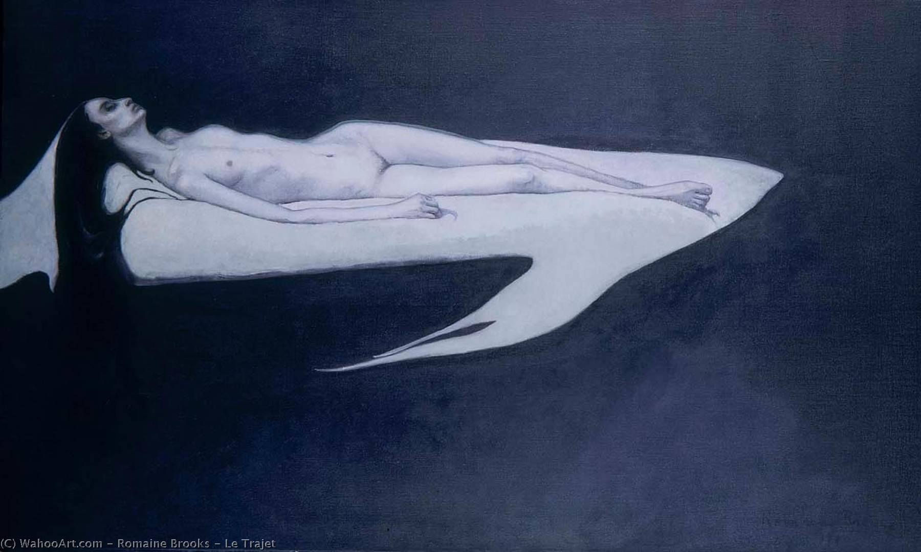 Wikioo.org – L'Encyclopédie des Beaux Arts - Peinture, Oeuvre de Romaine Brooks - le trajet