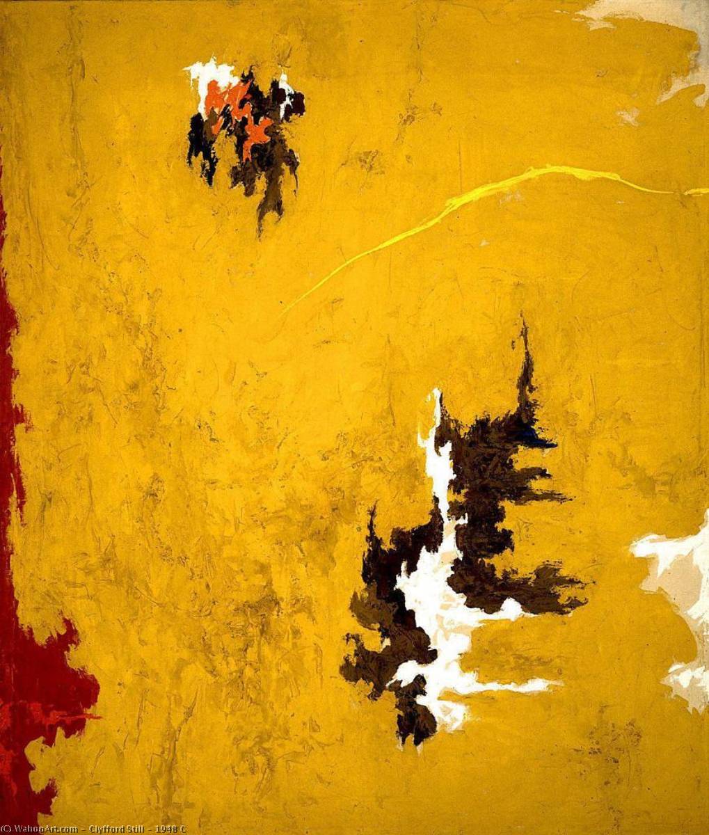 Wikioo.org - The Encyclopedia of Fine Arts - Painting, Artwork by Clyfford Still - 1948 C