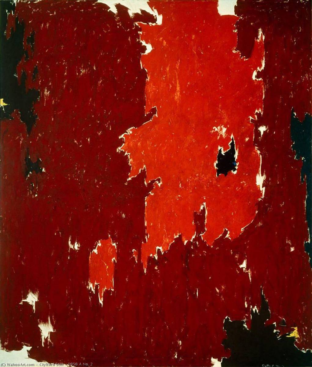 Wikioo.org – L'Enciclopedia delle Belle Arti - Pittura, Opere di Clyfford Still - 1950  Un  No  2