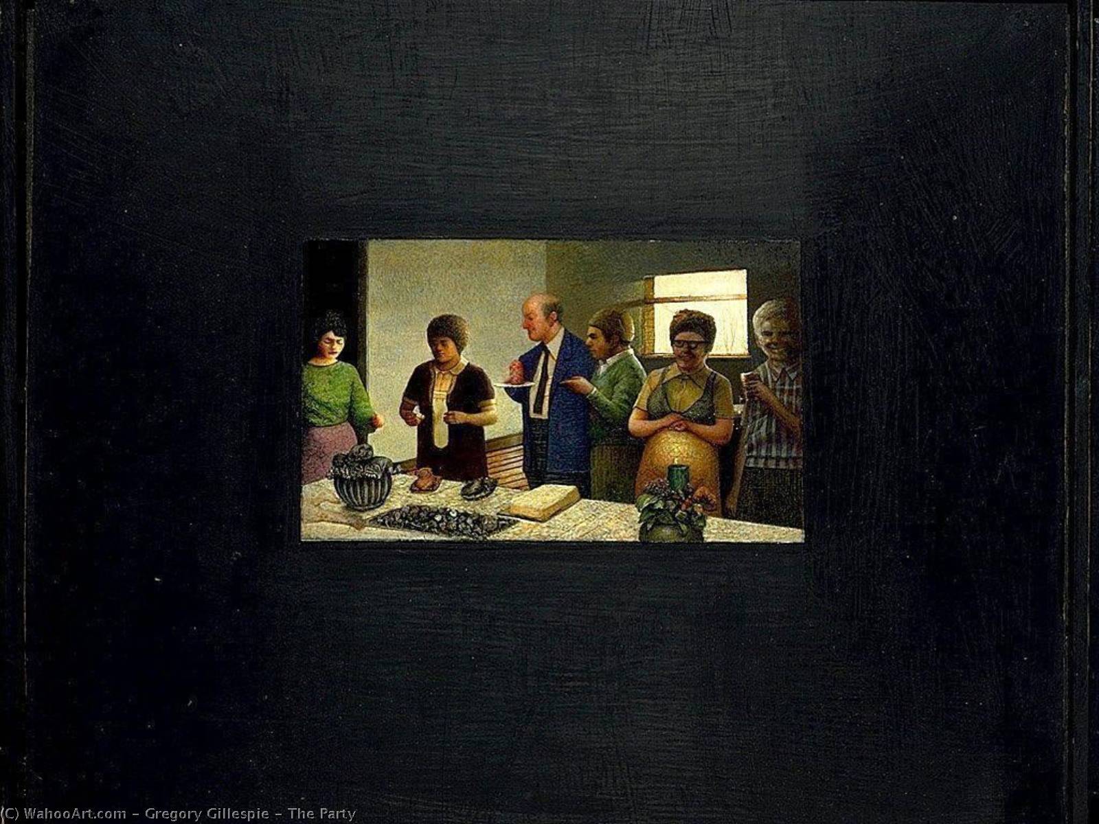 Wikioo.org - The Encyclopedia of Fine Arts - Painting, Artwork by Gregory Gillespie - The Party