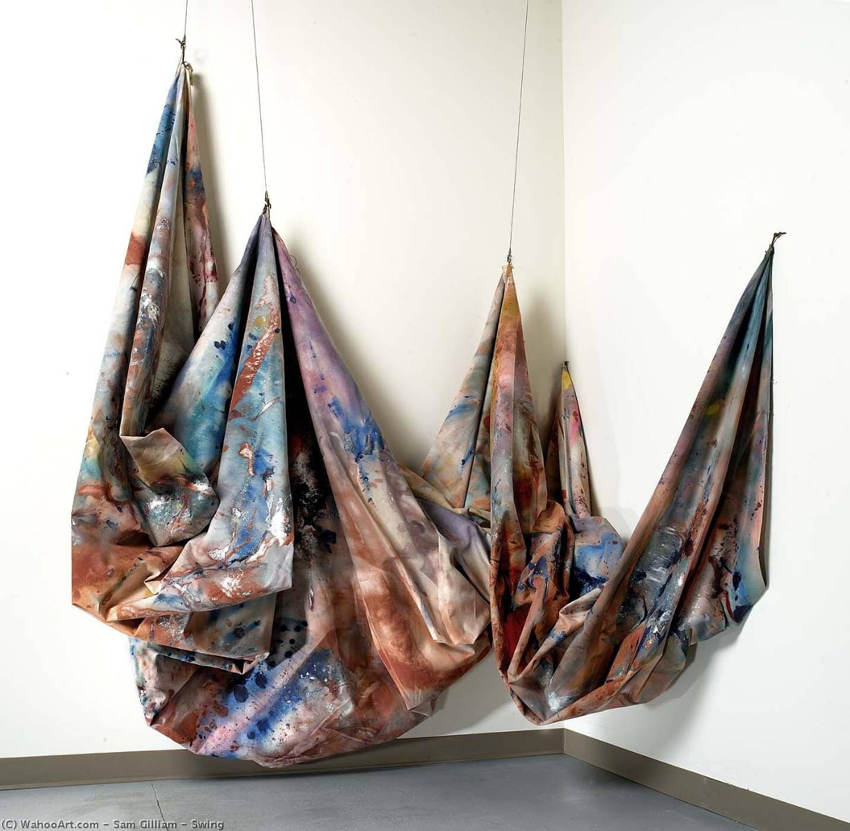 Wikioo.org - The Encyclopedia of Fine Arts - Painting, Artwork by Sam Gilliam - Swing