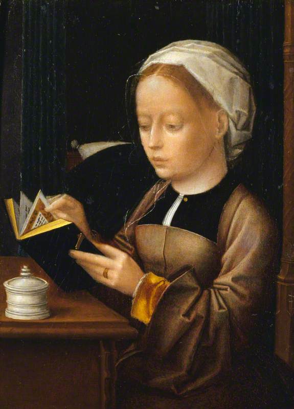 Wikioo.org - The Encyclopedia of Fine Arts - Painting, Artwork by Adriaen Ysenbrandt - A Lady as the Magdalen
