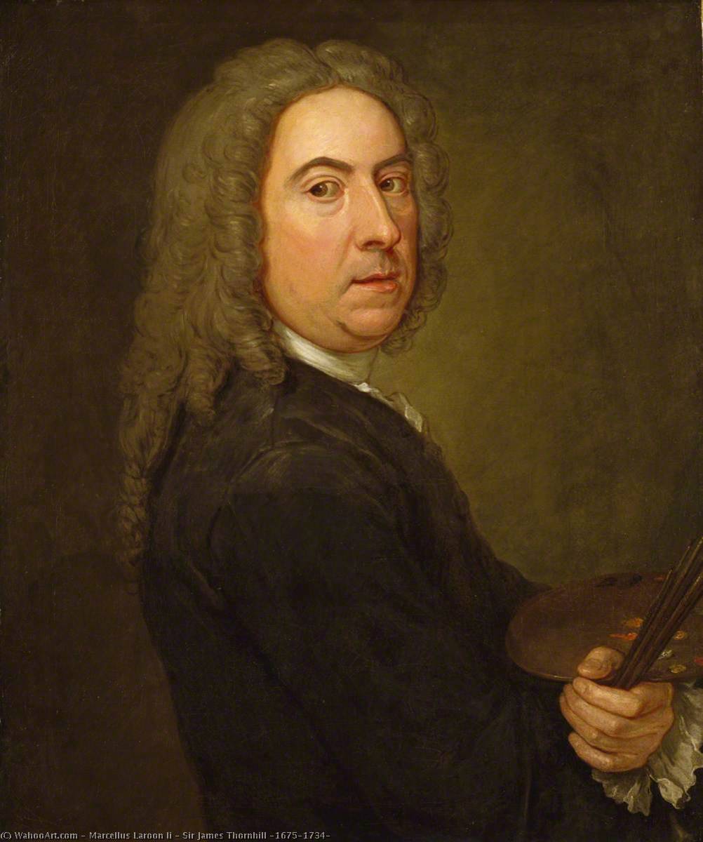 WikiOO.org - Encyclopedia of Fine Arts - Lukisan, Artwork Marcellus Laroon Ii - Sir James Thornhill (1675–1734)