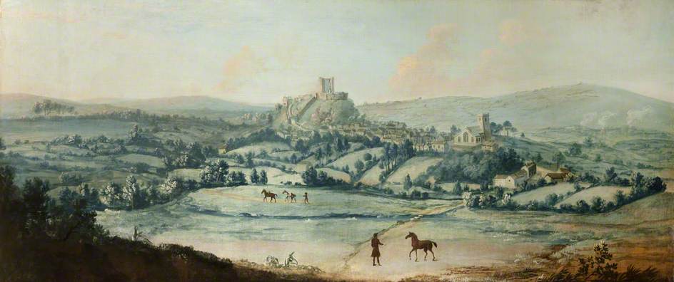 Wikioo.org - The Encyclopedia of Fine Arts - Painting, Artwork by Matthias Read - Distant View of Clitheroe