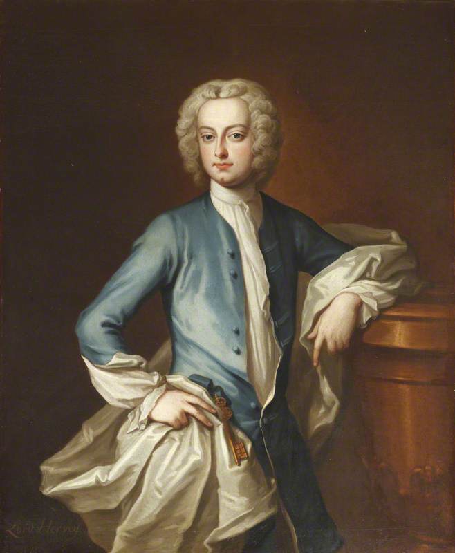 Wikioo.org - The Encyclopedia of Fine Arts - Painting, Artwork by John Fayram - Lord John Hervey (1696–1743), 2nd Baron Hervey of Ickworth, PC, MP