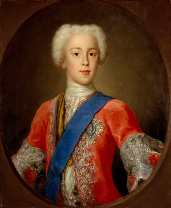 Wikioo.org - The Encyclopedia of Fine Arts - Painting, Artwork by Antonio David - Prince Charles Edward Stuart (1720–1788), Eldest Son of Prince James Francis Edward Stuart