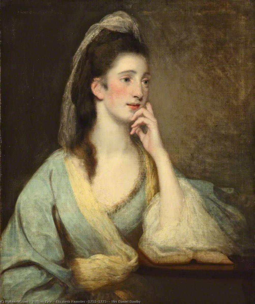 Wikioo.org - The Encyclopedia of Fine Arts - Painting, Artwork by William Tate - Elizabeth Knowles (1751–1775), Mrs Daniel Daulby